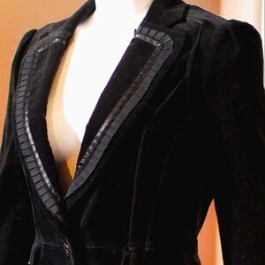 White House Black Market Corduroy Equestrian jacket